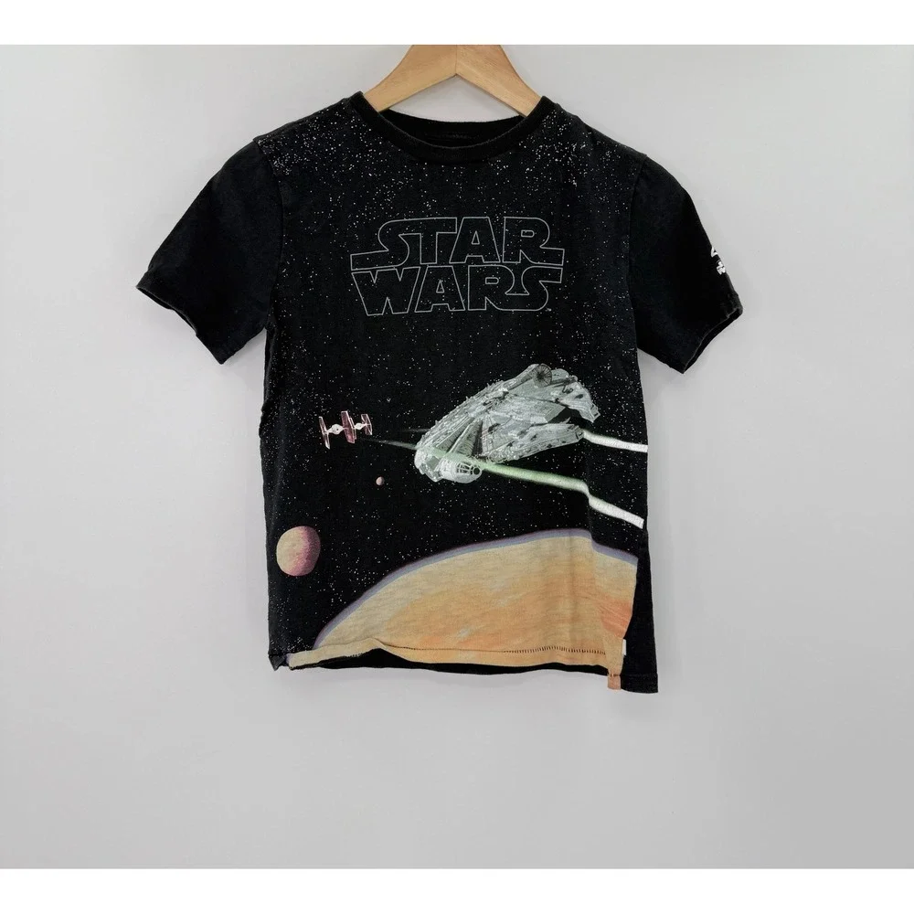 GAP Kids Star Wars 40th Anniversary Graphic T Shirt‎ Black Size L